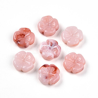 Transparent Acrylic Beads TACR-T028-40B-1