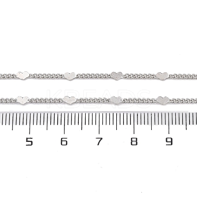 Brass Curb Chains Necklaces for Women NJEW-D302-07P-1