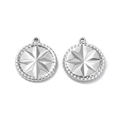 Non-Tarnish 304 Stainless Steel Pendants STAS-P324-03P-1