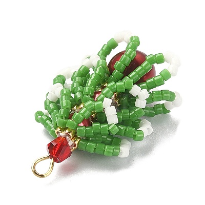 MIYUKI Delica Beaded Pendents PALLOY-MZ00149-02-1