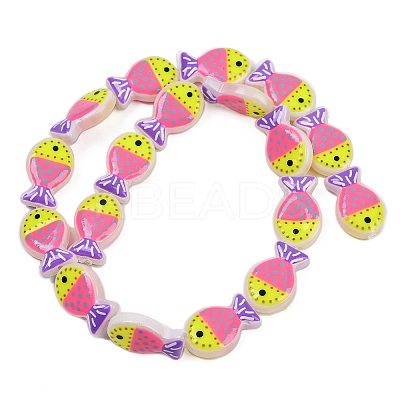 Baking Paint Glass Beads LAMP-F036-02C-1