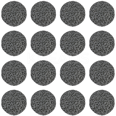 24Pcs Unwaxed Natural Lava Rock Beads G-PA0002-11A-1