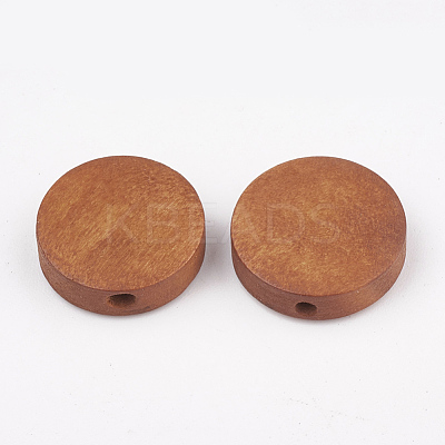 Natural Pear Wood Beads X-WOOD-T009-1.5cm-04-1