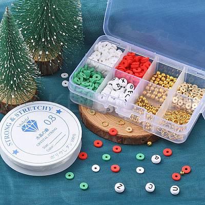 Christmas Theme DIY Bracelet Making Kit DIY-YW0007-03-1