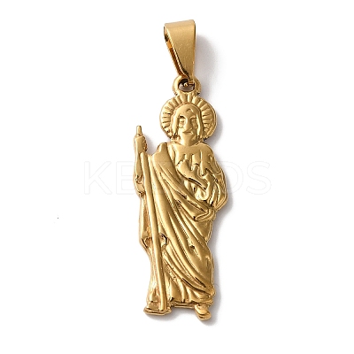 PVD Vacuum Plating 304 Stainless Steel Pendants STAS-L081-037G-1