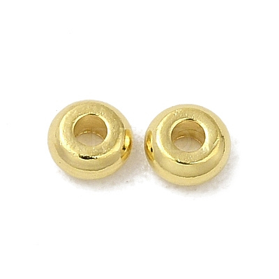 Rack Plating Brass Spacer Beads X-KK-P246-04G-1