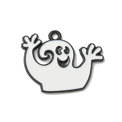 Halloween Theme Alloy Enamel Pendants X1-ENAM-I060-11B-1