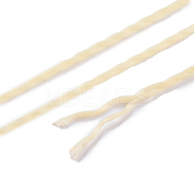 2-Ply Round Waxed Cotton Thread Cords YC-T004-01A-02-1