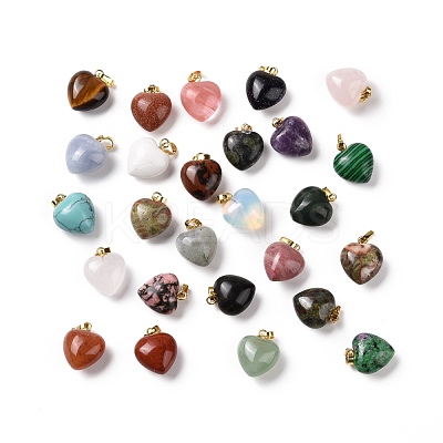 Natural & Synthetic Gemstone Pendants G-I311-A-G-1