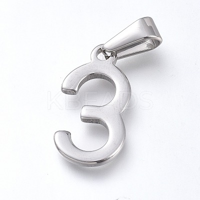 Non-Tarnish 304 Stainless Steel Pendants STAS-L210-05G-P-1