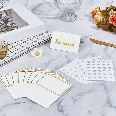 Paper Table Place Cards AJEW-OC0005-74-1