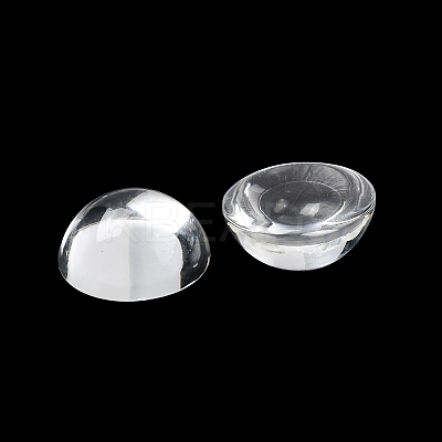 Transparent Half Round Glass Cabochons LS-X-GGLA-R027-20mm-1