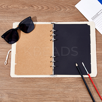 6 Sets 2 Colors A4/A5 Paper Binder Dividers DIY-FH0007-64B-1