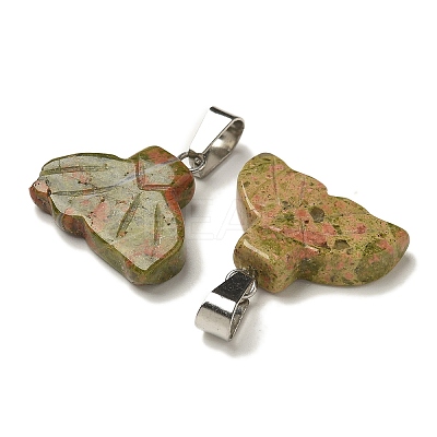 Natural & Synthetic Mixed Gemstone Pendants G-Z067-01P-01-1