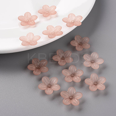 Frosted Acrylic Bead Caps MACR-S371-08A-763-1