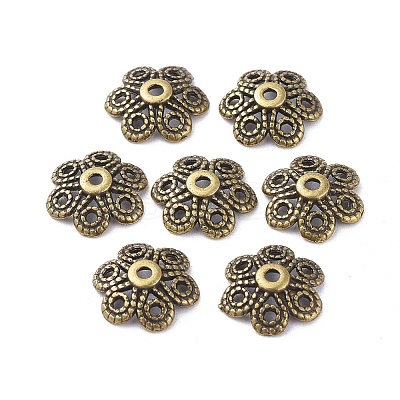 Tibetan Style Alloy Bead Caps LS-MLF10883Y-NF-1