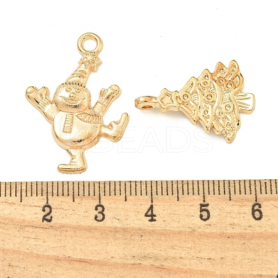 21Pcs Alloy Christmas Theme Pendants FIND-U010-13-1