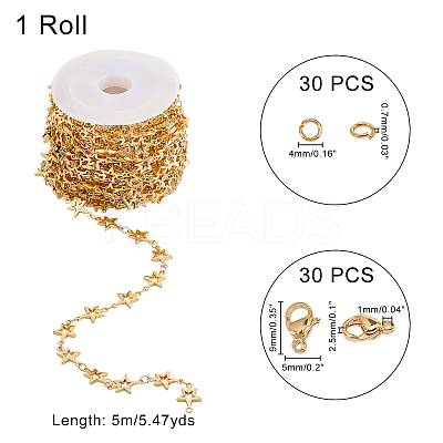 Brass Link Chain Making MAK-CA0001-13G-1