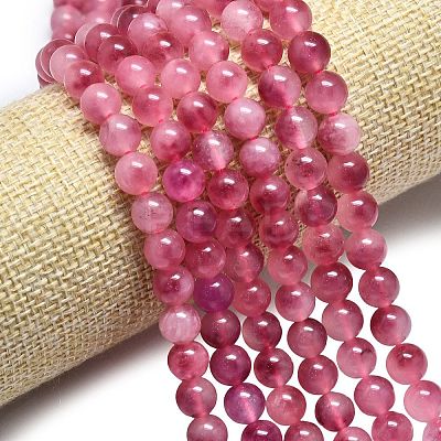 Natural Malaysia Jade Beads Strands G-L645-C01-8mm-30-1