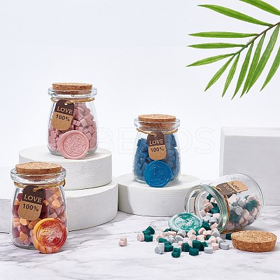 Sealing Wax Particles Kits for Retro Seal Stamp DIY-CP0003-60T-1