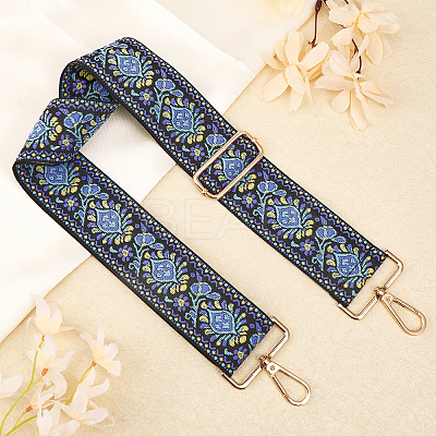 Ethnic Style Polyester Adjustable Bag Handles FIND-WH0129-24C-1