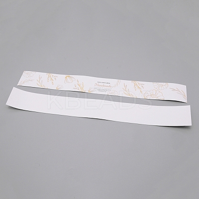 Handmade Soap Paper Tapes LS-DIY-WH0221-82D-1