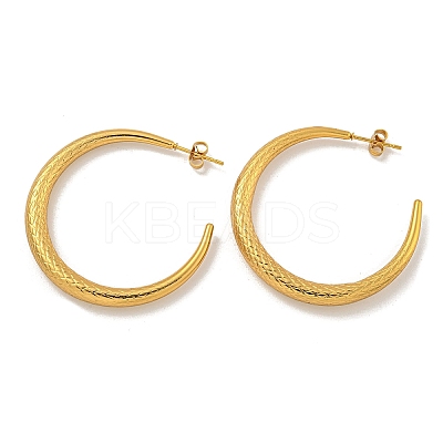 202 Stainless Steel Stud Earrings EJEW-H003-20G-03-1