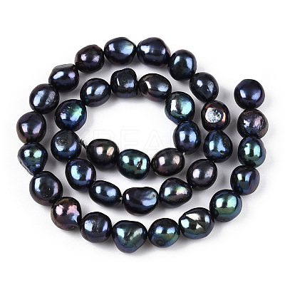 Natural Cultured Freshwater Pearl Beads Strands PEAR-N014-10C-1