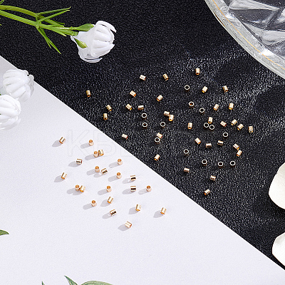 3Bags Brass Crimp Beads KK-BBC0026-10B-1