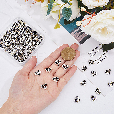 100Pcs Tibetan Style Alloy Beads FIND-DC0004-21-1