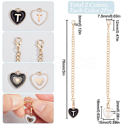 2 Sets Alloy Enamel Cup Pendant Decorations HJEW-SC0001-56T-1