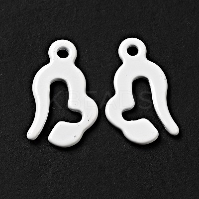 Spray Painted 201 Stainless Steel Charms STAS-G304-27-1