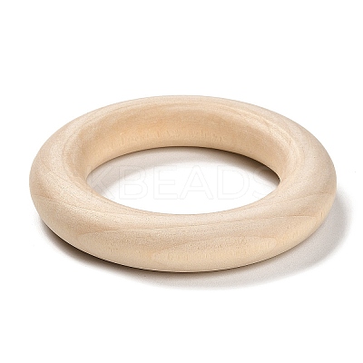 Unfinished Wood Linking Rings WOOD-F002-02H-1