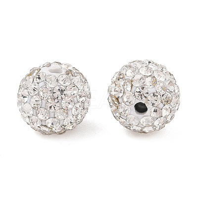 Polymer Clay Rhinestone Beads RB-N006-70-1