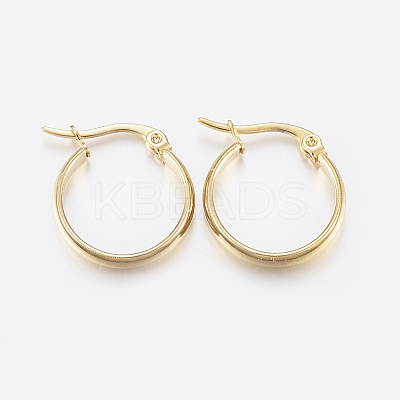 PVD Vacuum Plating 304 Stainless Steel Hoop Earrings EJEW-G239-51G-1
