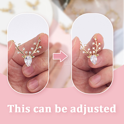 10Pcs Brass Micro Pave Cubic Zirconia Pendants FIND-BBC0004-28A-01-1