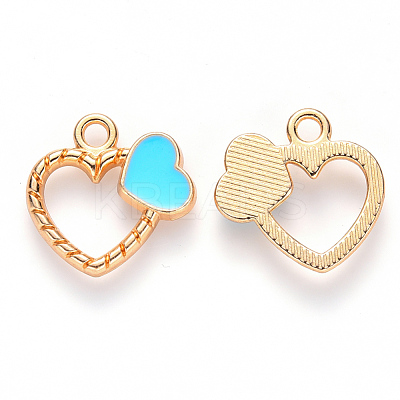 Alloy Enamel Pendants ENAM-S121-045-1