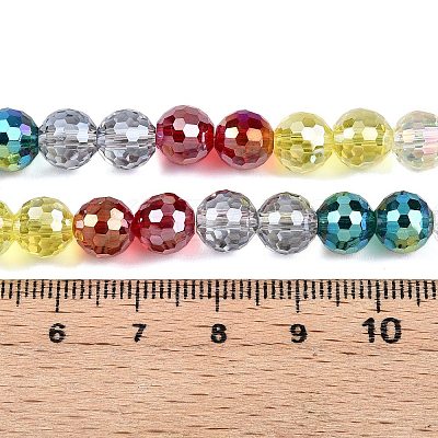 Transparent Glass Beads Strands GLAA-T023-31E-1