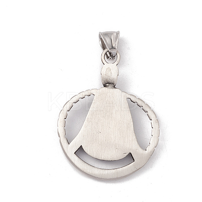 304 Stainless Steel Manual Polishing Pendants STAS-G267-16AS-1