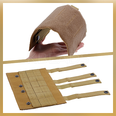 Oxford Cloth Tactical Adhesive Hook and Loop Panels AJEW-WH0816-483B-1
