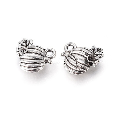 Pumpkin Tibetan Style Zinc Alloy Charms LS-X-TIBEP-Q033-95-1