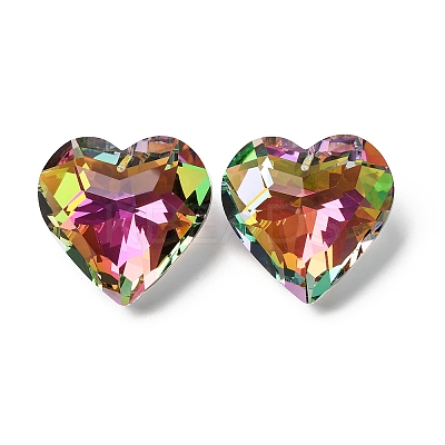 Electroplate Glass Charms EGLA-M028-01F-1