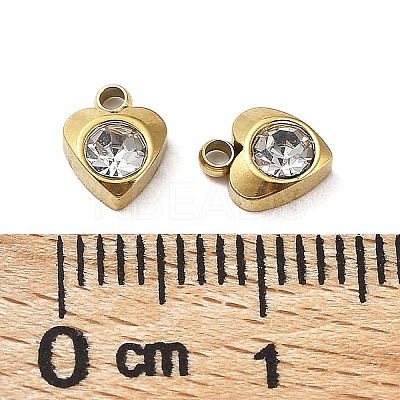 Ion Plating(IP) 304 Stainless Steel Charm STAS-Q254-34G-1
