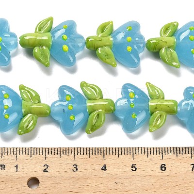 Handmade Lampwork Beads Strands LAMP-A005-03B-1