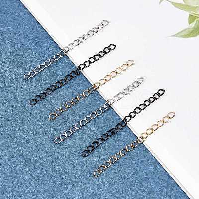 90Strands 3 Colors 304 Stainless Steel Chain Extender STAS-UN0032-29-1