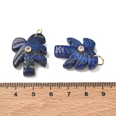 Dyed Natural Lapis Lazuli Carved Pendants GG-CBA67BD-02G-G-1