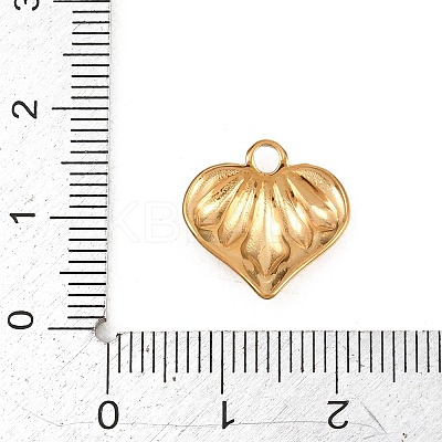 Textured 304 Stainless Steel Pendants LS-STAS-L313-01A-G-1