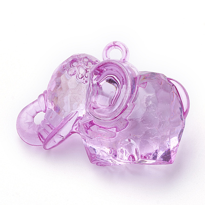 Transparent Acrylic Pendants TACR-T002-16-1
