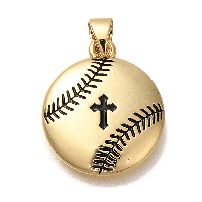 Rack Plating Brass Pendants KK-I720-70G-1