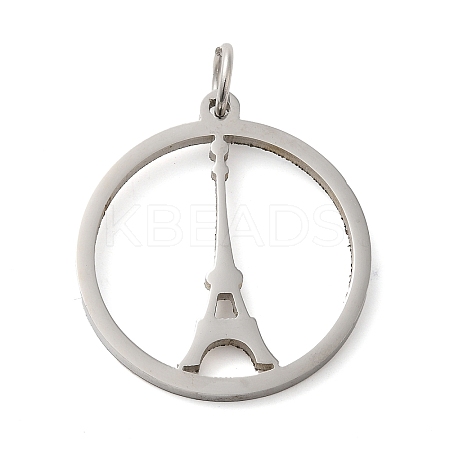 Non-Tarnish 304 Stainless Steel Pendants STAS-C086-05E-P-1